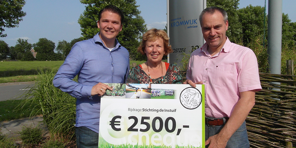 Kromwijk Electrotechniek sponsort dag uit van De Instuif